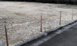 分筆する予定の土地